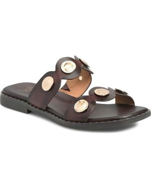 Söfft Ezra Slide Sandal - Brown
