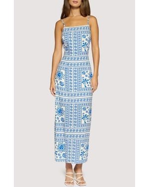 Lost + Wander Daydream Vista Maxi Dress - Blue