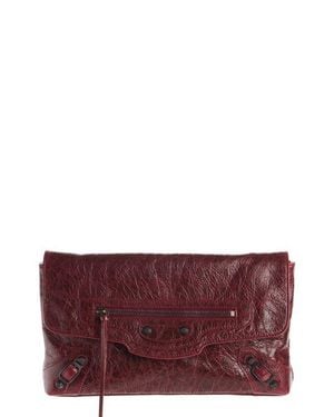 Balenciaga Le City Clutch - Purple