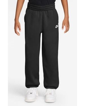 Nike Kids' Sportswear Loose Fit Fleece Pants - Black