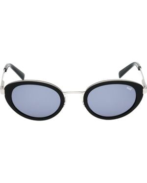 Abercrombie & Fitch 50Mm Oval Sunglasses - Blue
