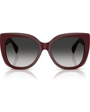 Tiffany & Co. 55Mm Gradient Square Sunglasses - Brown