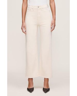 DL1961 Karmine High Waist Ankle Wide Leg Jeans - Pink