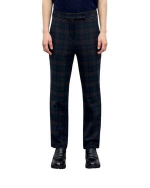 Gerard Darel Misa Mid Rise Ankle Grazer Pants - Blue