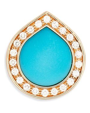 Repossi Antifer & Diamond Pavé Stud Earring - Blue