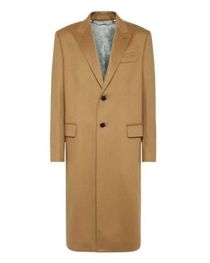 Billionaire Cashmere Regular Fit Coat - Natural