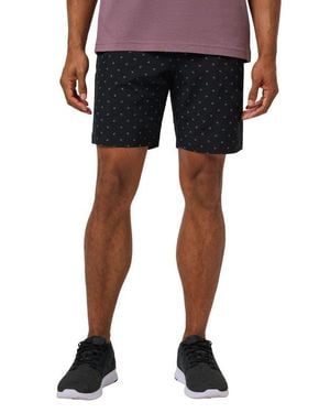 Travis Mathew Beck Print Performance Shorts - Black