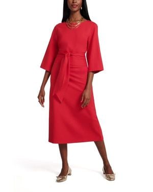 Frances Valentine Whitney Wrap Dress - Red