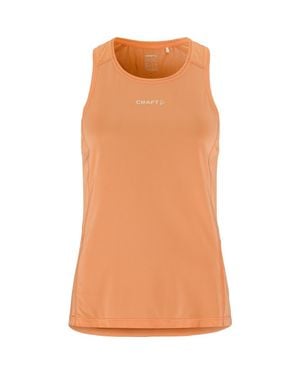 C.r.a.f.t Essence Perforated Jersey Racerback Tank - Orange