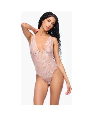 Cosabella Paradiso Plunge Teddy - Pink