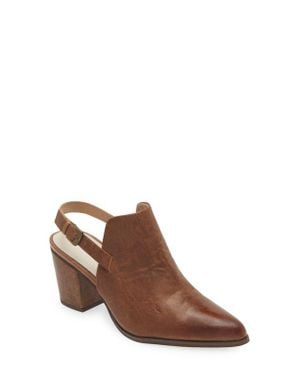 Chocolat Blu Eldorado Slingback Pointed Toe Mule - Brown