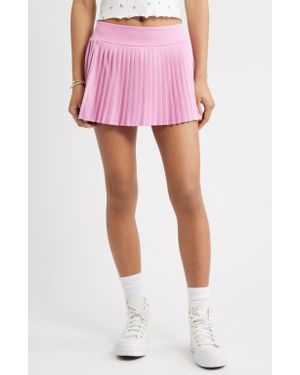 BP. Pleated Miniskort - Pink