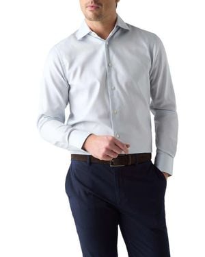 Robert Talbott Reynolds Double Twill Contemporary Fit Shirt - Gray