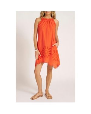 Matty M Cove Embroidered Sleeveless Dress