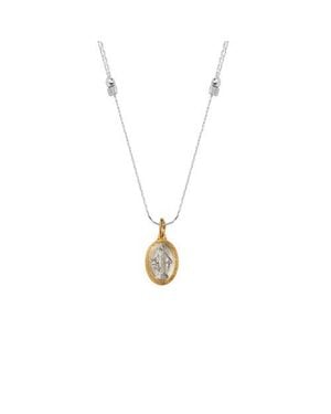 LIVY Mother Mary Expandable Necklace - Metallic
