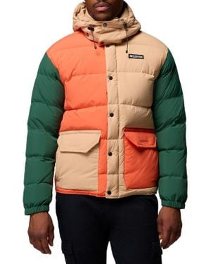 Columbia Wallowa Water Repellent Down Puffer Jacket With Removable Hood - Multicolor