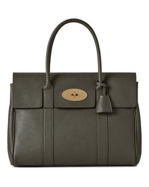 Mulberry Bayswater Grained Leather Satchel - Black