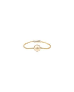 Bearfruit Jewelry Marina Magnetic Sphere Bracelet Statement Trendy - Metallic