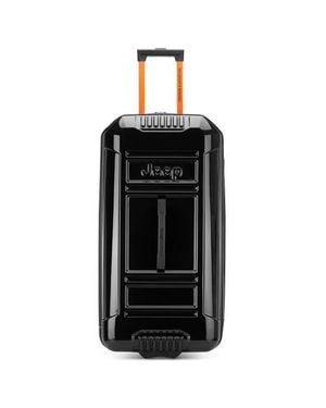 Jeep Jh003B Checked-Large 30 Inch Hardside Expandable Luggage With Two Wheels - Black