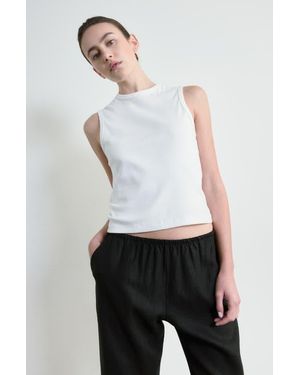 ALMINA CONCEPT Classic Round Neck Tank - White