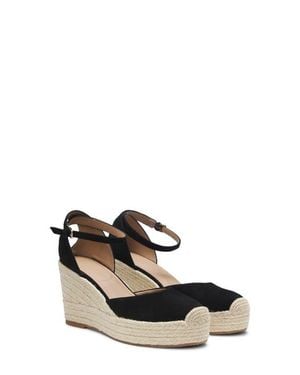 BOSS Madeira Espadrille Platform Wedge Pump - White