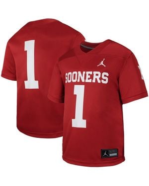 Nike Toddler #1 Oklahoma Sooners Untouchable Replica Game Jersey - Red