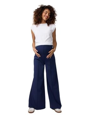 Ingrid & Isabel Maternity Flare Ponte Pant - Blue
