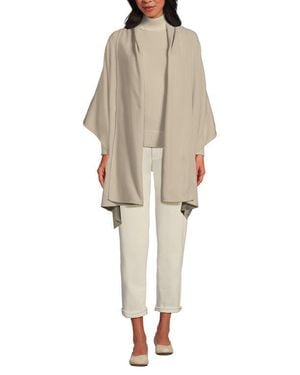 Lands' End Cashtouch Shawl Wrap - Natural