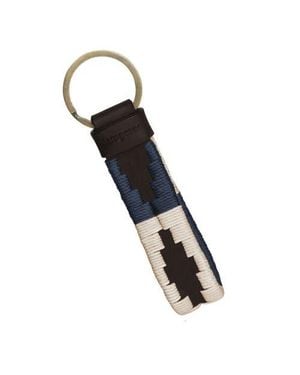 Pampeano Charro Loop Leather Keychain - Black