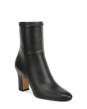 Franco Sarto Flexa Jael Demi Block Heel Bootie - Black
