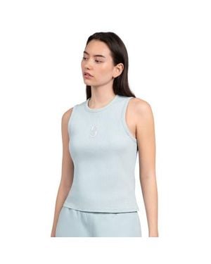 Starter Seattle Mariners Pastels Ribbed Tank Top - Blue