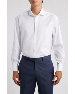 Eterna Cover Modern Fit Non-Iron French Cuff Cotton Dress Shirt - White