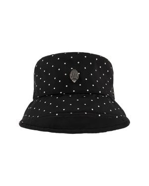 Kurt Geiger Studded Reversible Nylon Bucket Hat - Black
