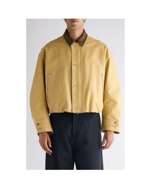 Acne Studios Opado Cotton Sateen Jacket - Yellow