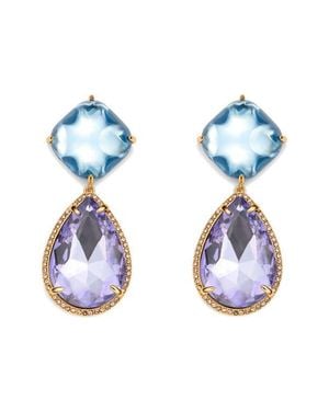 Kurt Geiger Candy Stone Drop Earrings - Blue