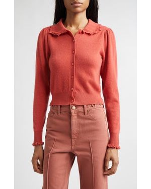 Ulla Johnson Kalila Collared Cashmere Cardigan