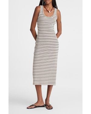 Madewell Scoop Neck Tank Maxi Dress - Multicolor
