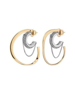 DEMARSON Callie Pavé Hoop Earrings - Multicolor