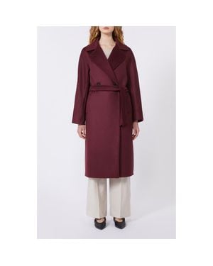 Weekend by Maxmara Dresina Wool Trench Coat - Red