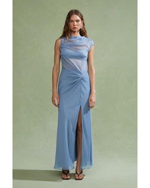 AMUR Amille Sheer Gown - Green