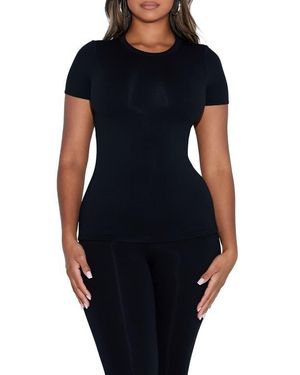 Naked Wardrobe Stretch Jersey T-Shirt - Blue