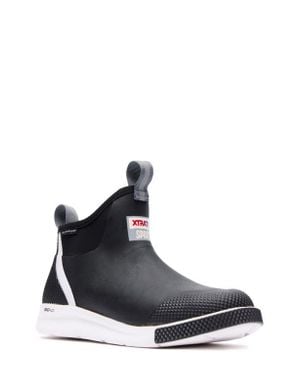 XtraTuf Waterproof Ankle Deck Sport Boot - Black