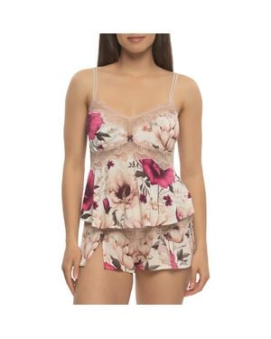 Felina Myrna Short Pajamas - Pink