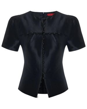 Pcfg The Party Edit Front Closure Top - Black