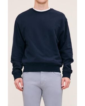 DL1961 Cotton Fleece Sweatshirt - Blue
