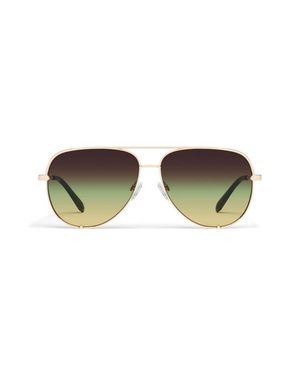 Quay High Key 64Mm Oversize Aviator Sunglasses - Multicolor