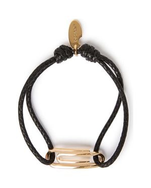 Off-White c/o Virgil Abloh Paperclip Cord Bracelet - Black