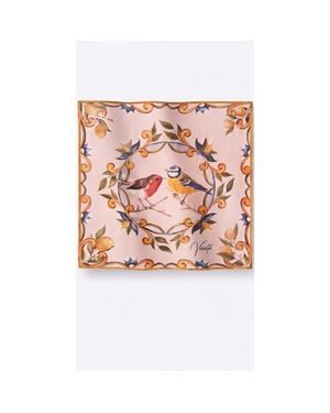 VISCATA Square Scarf - Pink