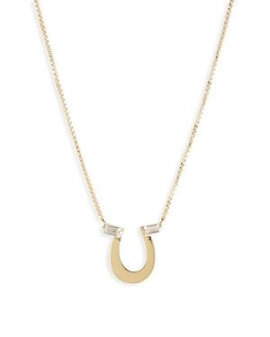 Jennifer Zeuner Maverick Pendant Necklace - Metallic