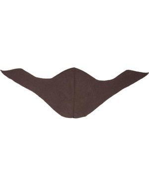 Nackiyé Queen's Guard Hooded Merino Wool & Cashmere Scarf - Brown